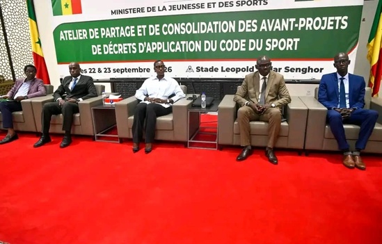 CODE DU SPORT : LE SÉNÉGAL ACCÉLÈRE LA MISE EN ŒUVRE DE LA RÉFORME