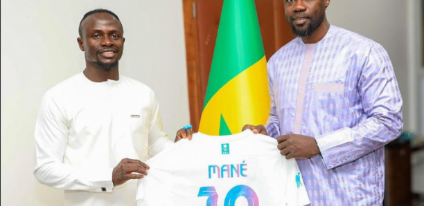 Primature : Ousmane Sonko a reçu le N°10 de l’équipe nationale, Sadio Mané